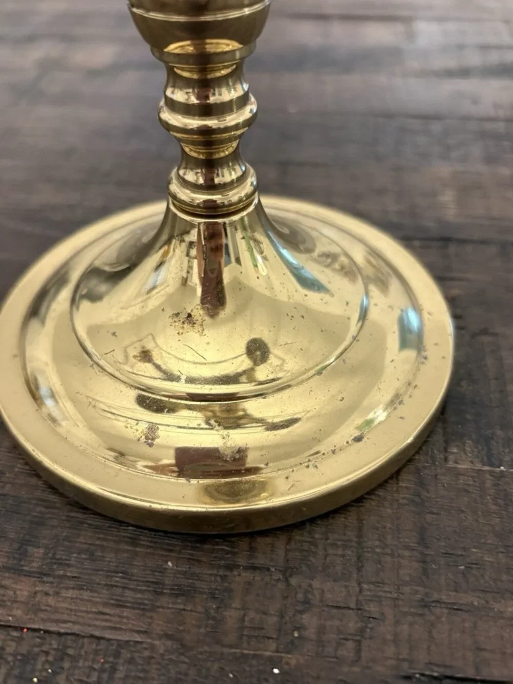 Vintage Baldwin Brass 3 Arm Candle Holder 11 Inch Candelabra